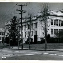 Franklin High School, Original Building,Front Side View