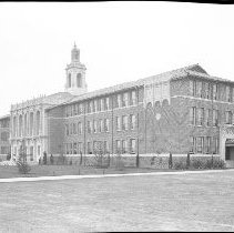 School Buildings,Alexander Hamilton High School, Side View, 1931