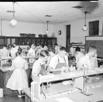 Hamilton High Chemistry Class, Science Pictures taken for Board Report, 1958