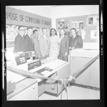 New IBM Computer at Hamilton High, Before the Ribbon Cutting Ceremony, 1968