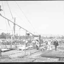 Alexander Hamiton High School, Culver City, Pouring Concrete on Second Floo