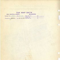 Franklin High School Resubdivided Portion Map, Dec. 1, 1928-Dec. 4, 1928