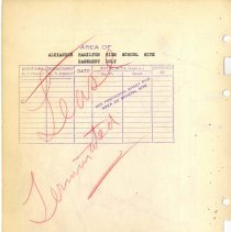 Alexander Hamilton High School, Lease Terminated Site Map, Easement Only, w