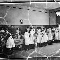 Cooking class, Berendo street school. [circa 1903-1911]