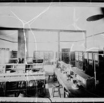 Chemistry laboratory. [Los Angeles High School, 1899.]