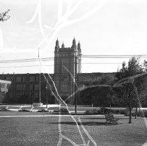 Los Angeles High School. Exterior. Front View.