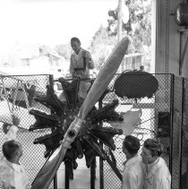 Washington High School activities. Airplane mechanics.