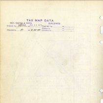 Lankershim School Site Map with Tax Map Data, Mar. 23, 1925-Aug 25, 1928