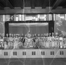 Rowan Ave. school activities.  Pan-American pageant.