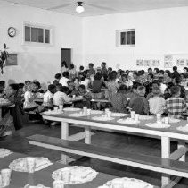 66th street school activities, health.  National health day: breakfast served to 127 pupils at school cafeteria.