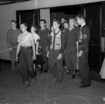 Virgil junior high school activities.  Auditorium supervision by school club leaders.