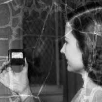 Lincoln high school activities.  Health.  [Student holding] Light meter.