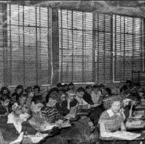 Emerson junior high school activities.  Informal shots.  Classroom scene.