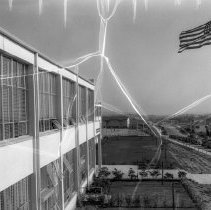 Emerson junior high school activities.  Informal shots.  Exterior.