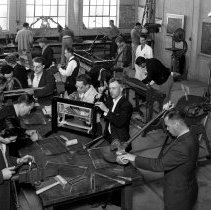 Washington high school activities. Defense training class. Aircraft sheet