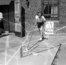Washington high school activities.  Play day, shuffleboard.