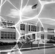 School exteriors.  San Pedro district.  Leland Street school.