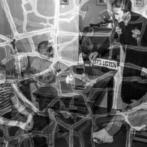 Raymond Avenue School Activities.  Speech correction class.  Listen--which bell?