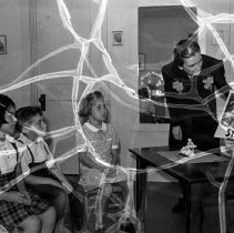 Raymond Avenue School Activities.  Speech correction class.  Say "Sh".