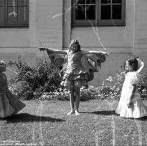 Yorkdale school activities.  Physical education dramatics group.