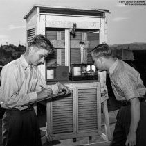 Marshall High School Activities.  Weather station.