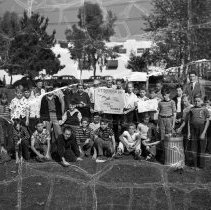 Bancroft junior high school activities.  Clean- up squad. [B7 Squadron 210 "The Volunteers"]