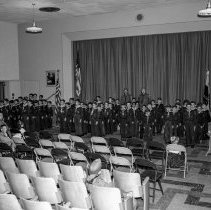 Canterbury Avenue school activities.  Boy and cub scouts.  Honor groups parading and receiving awards in auditorium and outdoors.