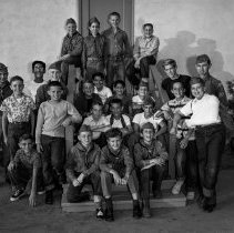 Canterbury Avenue school activities.  Boy and cub scouts.  Honor groups parading and receiving awards in auditorium and outdoors.