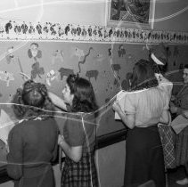 Bancroft junior high school activities.  St. Patrick’s day exhibit made for study use by students.