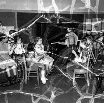 Washington Boulevard Center School Activities.  Rhythm band.