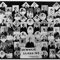 Los Angeles High School Graduating Class of 1895.