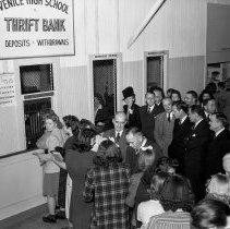 Venice High school activities.  School savings.  Thrift Bank.