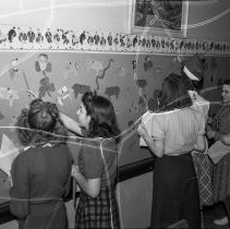 Bancroft junior high school activities.  St. Patrick’s day exhibit made for