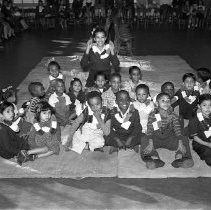 Jefferson high school activities.  Christmas party given for needy children of the community by the students.