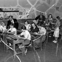 Venice high school activities.  Art.  Animated cartoon class.