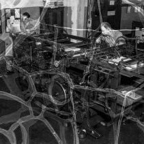 Wiggins, Frank trade school activities.  Printing on Reily press.