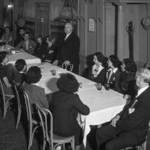 Polytechnic high school.  Banquet given by Commerce club.