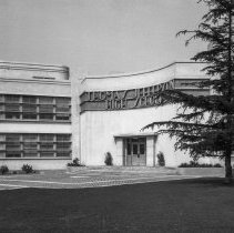 Jefferson high school, exterior view.