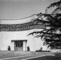 Jefferson high school, exterior view.