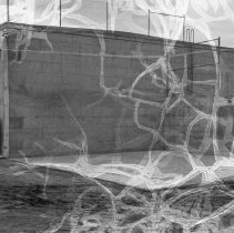 Hamilton High School.  Handball court.