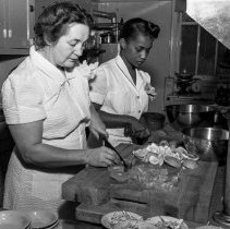 Dayton Heights Elementary School activities.  Health program.  [Cafeteria]