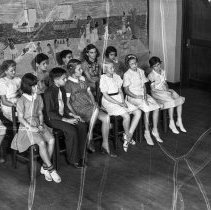 32nd Street school.  Visual Education activities, 5th grade.  Oral explanat