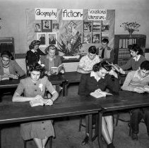 Los Angeles High School activities.  Orientation class activities.  Reading improvement class.