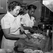 Dayton Heights Elementary School activities.  Health program.  [Cafeteria]