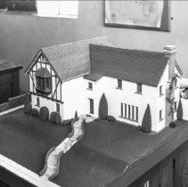 Franklin high school. House model, made by student. [Artwork]