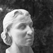 Franklin high school. Bust of a young girl, sculptured by a student. [Artwork]