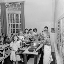 Cafeteria pictures and health pictures taken at Raymond avenue school. Cafe