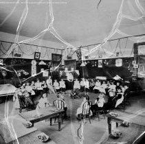 Kindergarten activities, Ann St. Elementary School. 1899.
