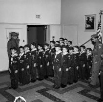 Canterbury Avenue school activities.  Boy and cub scouts.  Honor groups par