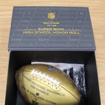 [2015 Super Bowl L High School Honor Roll commemorative Golden Football]